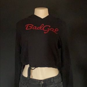 bad gal crop top jacket